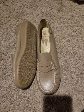 SAS Taupe Penny Loafers - Women's Slip-On Flats